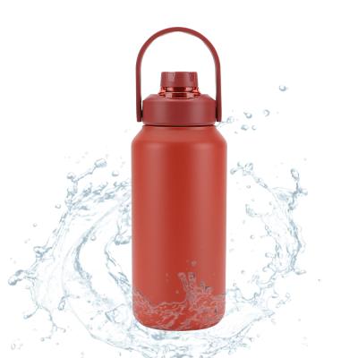 China Large Capacity Sustainable Double Wall Vacuum Insulated Stainless Steel Sports Water Bottle Mouth Water Cups Wide for sale