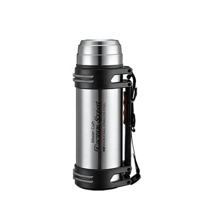 China 2 Liter Sustainable Large Capacity Product Double Wall Stainless Steel Vacuum Flask Travel Hot Pot for sale