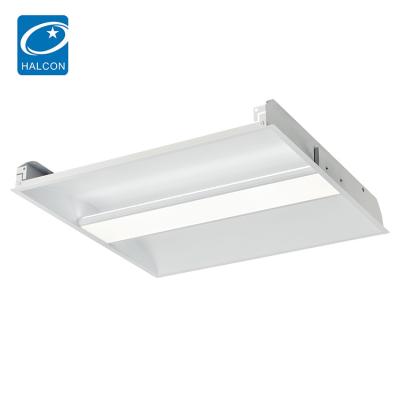 China Indoor Hallway 24watt 36watt 42watt 50watt Recessed Steel Sheet 2x4 Led Troffer for sale