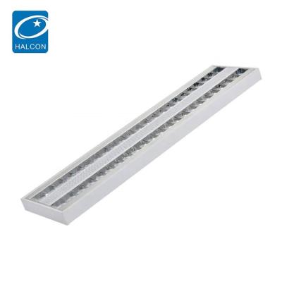 China Factory OEM Service Oriented Linear Light Suspended Desk Tube Pendant Light LED Grill Light Ceiling Light for sale