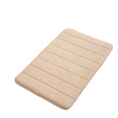 China Sustainable Wholesale Bathroom Products Memory Foam Anti Slip Toilet Bath Mats For Bathroom for sale