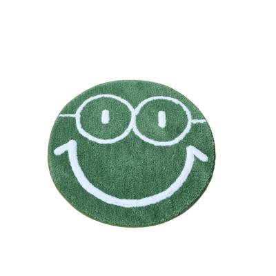 China Competitive Price Sustainable Soft Skid Anti Skid Carpet Area Smiling Mat Shaggy Rug Living Room Bedroom Blankets for sale