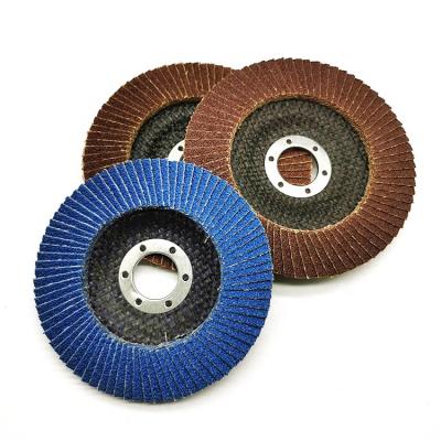 China Professional 10pcs Zirconia Oxide Fin Discs 115mm 4.5 Sanding Discs 40/60/80/120 Grit Grinding Wheels Blades for Angle Grinder for sale