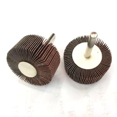 China grinding & Abrasive Leg Flap Polishing Wheel For Automobile Engine Grinding for sale