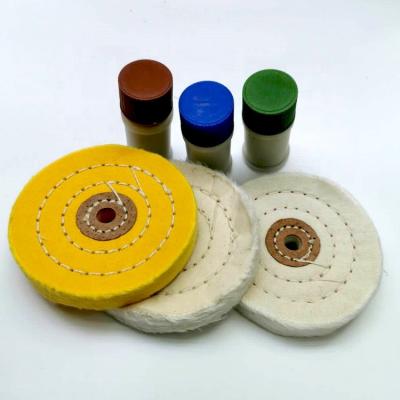 China Eco-friendly Customized Polishing Polishing Sets Cotton Pad Broom Wheel Drill Polishing Kit For Car Polisher/Jewelry for sale