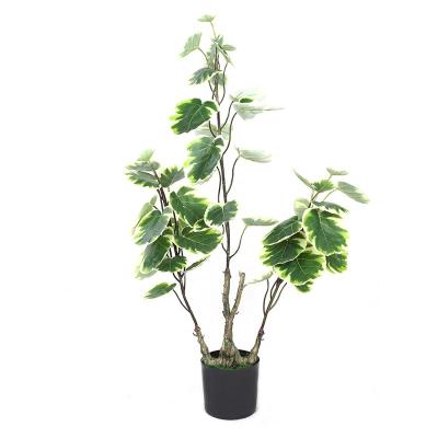 China Wholesale Minimalist Decor Artificial Plant Home Green Tree Bonsai Planta Planta For Home Decor for sale