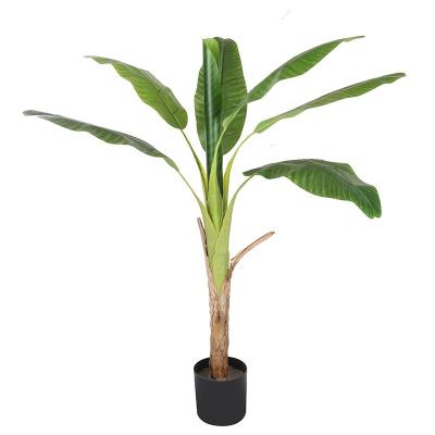 China Artificial Plants Green Banana Tree Home Flower Tree Wedding Party Minimalist Decor Artificial Plant for Home Decor for sale