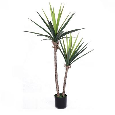 China Fake Topiary Dragon Blood Tree Dracaena Fragrans Draco Wholesale Indoor Outdoor Artificial Tree Dracaena for Indoor Home Decor for sale