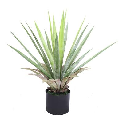 China Hot Selling Real Touch Agave Plant Minimalist Artificial Plant Wholesale Potted Agave Tree For Home Decor for sale