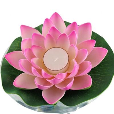 China Wedding Party Traditional Water Lily Artificial Flowers Lotus Lantern Floating Flowers,Decorative Flower for sale