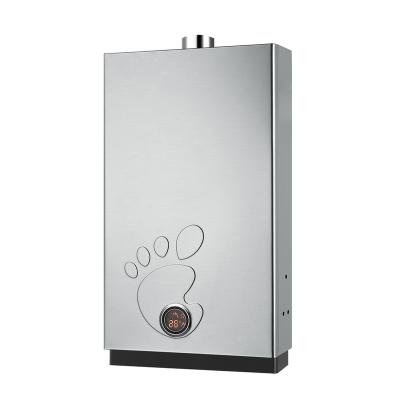 China Bathroom LED Display Aqua Hot Water Heaters, Stainless Steel Instant Gas Boiler, Induction Water Heater for sale