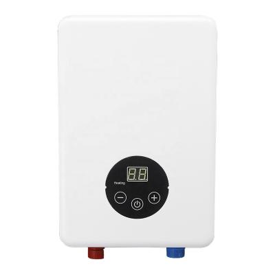 China Low Price Wall Mounted Small Instant Geyser Instant Heating Tankless Electric Water Heaters For Shower for sale