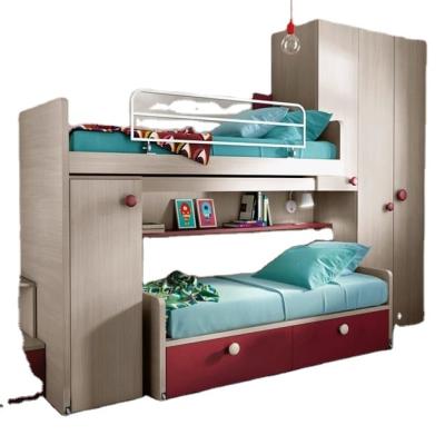 China (Size)Adjustable High Quality Double Kids Bed Room Furniture Set Princess Kids' HDF Bedroom Furniture Beds for sale