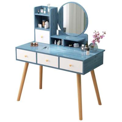 China (Other)Adjustable Dressing Table With Mirrored Dresser Tocador De Maquillaje Schminktisch Makeup Vanity Table for sale