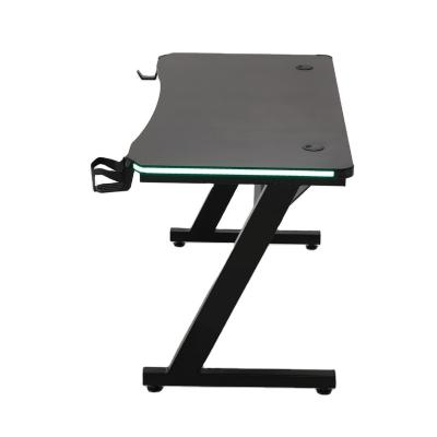 China (Size) Z Shape Adjustable Stable Gaming Desk Gaming Table Computer Desk With Gaming Monitor Keyboard for sale