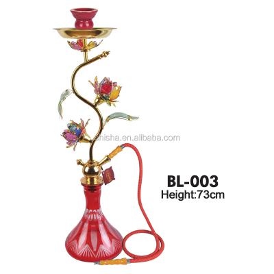 China New Design Flower Decoration Unique Stylish Friend Shisha Luxury Hookah for sale