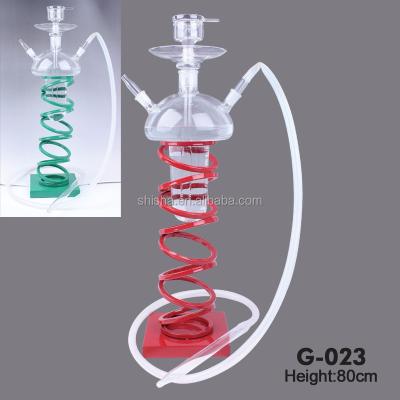 China Design Smooking Shisha All Glass With Glass Hookah Wholesale Iron Hookah Shisha for sale