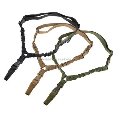 China Hot sales outdoor tactical nylon gun military single sling high density nylon and high quality safty gun rope for sale