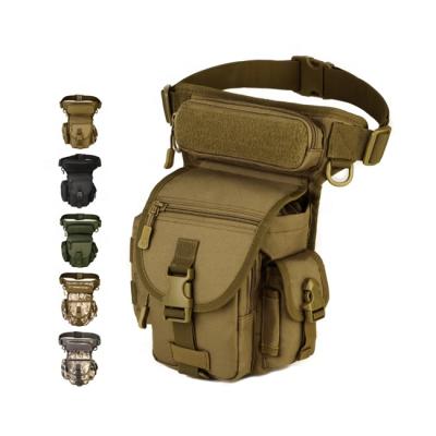 China Multi-Function Outdoor Military Sports Camouflage Army Hunting Military Hip Bag Hold Belt Tactical Thigh Leg Bag for sale