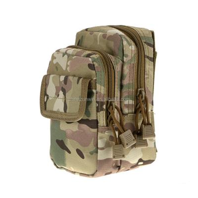 China ENGLAND STYLE Popular Molle Belt Phone Pouch Nylon Waterproof Outdoor Military Duty Tactical Bag PALS for sale