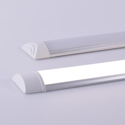 China Anti Glare Flicker Free Waterproof 18w 24w 36w 45w Desktop Linear Strip Led Batten Lighting Fixture for sale