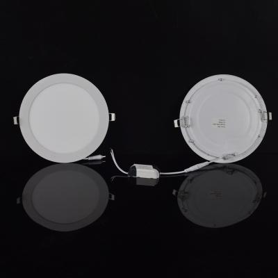 China Minimalist OEM 12 Inch Recessed Outdoor Slim Round And Square Line Ceiling Panel Office LED 24w Lights Downlight for sale