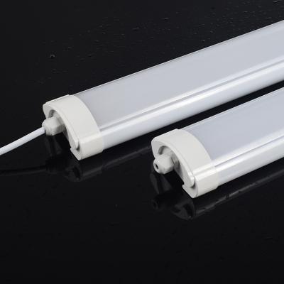 China Office factory price 36w 44w 4ft 5ft 150lm W ip65 linear high bay waterproof dustproof led light fixture for shop warehouse for sale