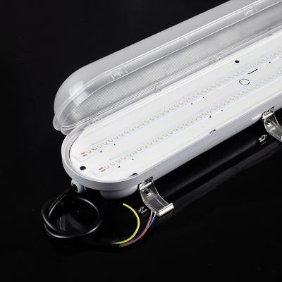 China warehouse hot sale ip65 led linear light 48w 120cm 4ft tri proof tube light 1500mm 5ft ip65 led tri proof light 5ft for sale