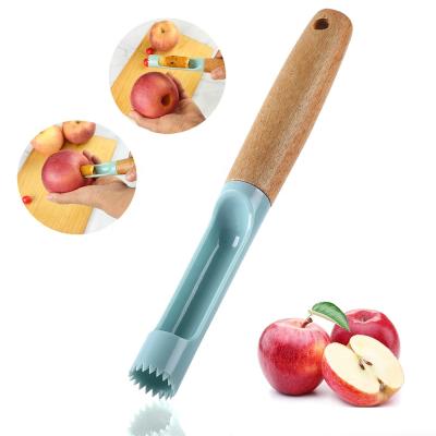 China Viable Kitchen Instruments Novelty Function Hollow Puncher Premium Plastic Durable Solvent With Beech Wood for sale