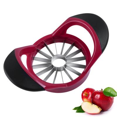 China Multifunctional Stainless Steel 16 Wedges Apple Rings Cutter Apple Slicer Hollow Puncher Viable Heavy Duty Cutter for sale