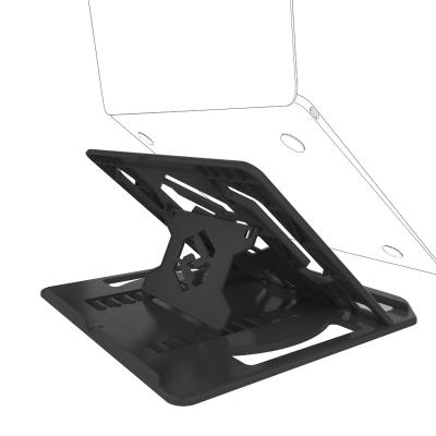 China Portable Foldable Laptop Stand Office Home Laptop Mount Stand 360 Notebook Monitor Stand Black Suitable Rotatable Stand Base for sale