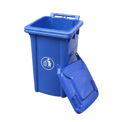 China Sustainable 100L Professional Outdoor Production Trash Can Customizable Logo Trash Can for sale