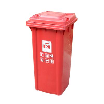 China Sustainable Customizable 120l Quality Assurance Large Garbage Bin Trash Can For Outdoor for sale