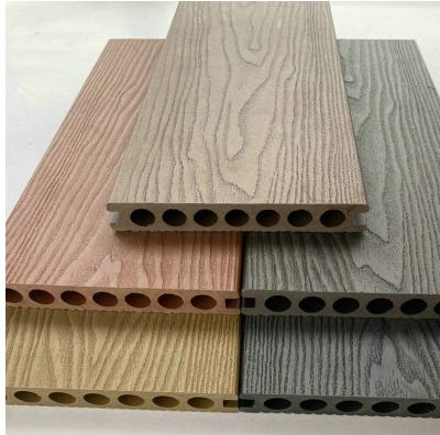 China Factory wholesale fashion modern design wpc composite flooring exterior decking with competitive price for sale