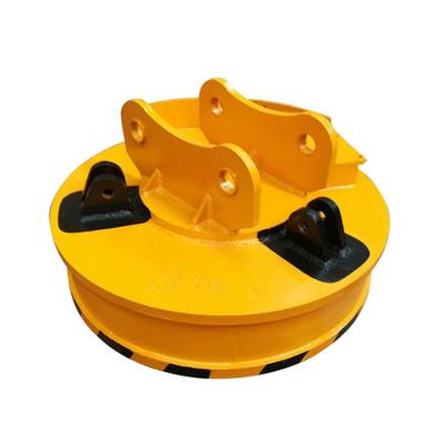 China Building Material Stores Factory Direct Supply 1000kg 5 Ton 10 Ton Circular Magnetic Steel Plate Scrap Lifting Magnet Jack for sale