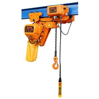 China Material handling pull up manufacturers directly supply 0.5-50 ton double-speed chain hoist electric hoist trolley electric chain hoist for sale