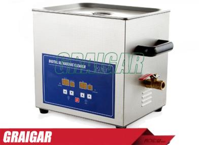 China Digital Ultrasonic Cleaners Ultrasonic Cleaning Equipment 10L 240W PS-40A for Home / Commercial for sale