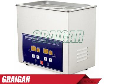 China Smart & User-friendly Digital Ultrasonic Cleaner Machine with Stainless Steel Material 3L PS-20A for sale