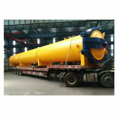 China Building Material Shops Factory Timber Processing Wood Processing Machinery Lignum Fumigation Impregnating Tank Autoclave Machine for sale