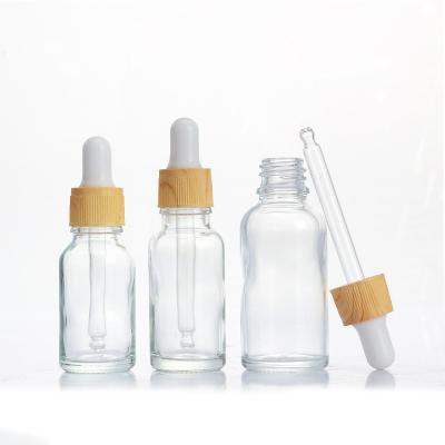 China Personal Care 10ml-60ml Essential Oil Clear Frosted Glass Dropper Bottles For Personal Care for sale