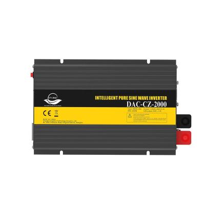 China intelligent power inverter 2000w pure sine wave 48v to 220v   inverter 370*220*95mm for sale