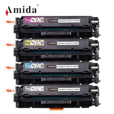 China COMPATIBLE Amida CB530A color CB531A CB532A CB533A toner cartridge compatible for CP2025/2020/CM2320 printer for sale