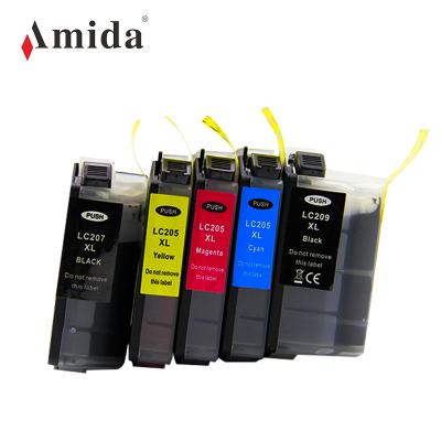 China COMPATIBLE Amida LC205/207/209 ink cartridge compatible for MFC-J4620DW/J4320DW/J4420DW printers for sale