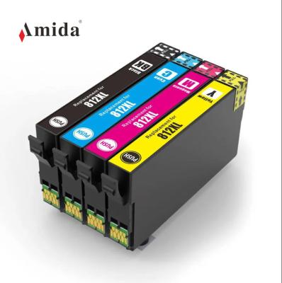 China COMPATIBLE ink cartridge Amida 812XL ink cartridge compatible for Workforce WF-7830/7840/7845 printer for sale