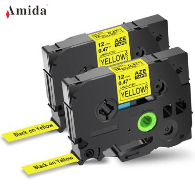 China COMPATIBLE Amida Black On Red Yellow Ribbon Label /Blue/ TZe-431 TZe-531 TZe-631 Compatible Printer for sale