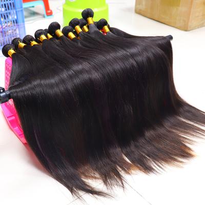 China Cheap Raw Straight Hair Barely Shedding Soft Smooth Thick Straight BUNDLE 100% Human Virgin Hair Wholesale 12A Grade STRAIGHT Bundles for sale