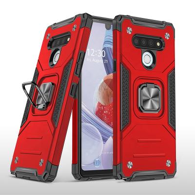 China ZHIKE Fashion Wholesale Customized Kickstand Multifunctional Strong Magnetic Mobile Phone Case Game For LG Stylo 6 For For LG Stylo 5 for sale