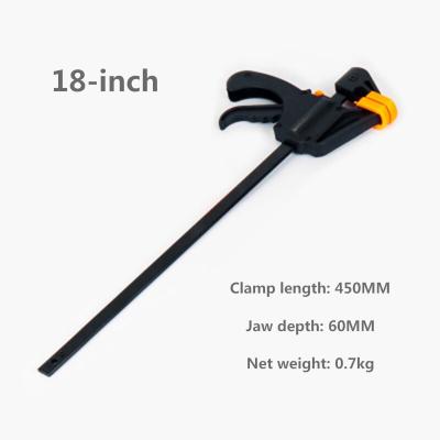 China 18-inch F-clip wood fixing clip can be adjusted and clamped tight 18-inch F clip for sale