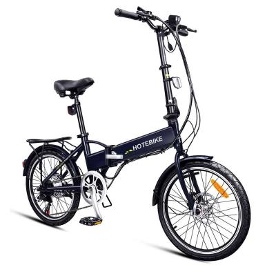 China Aluminum alloy 36V 350W lithium battery 20 inch folding mini electric bike for sale