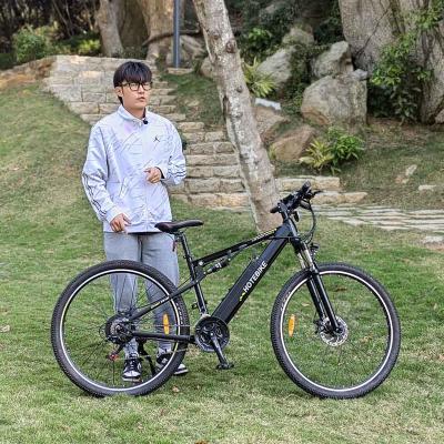 China A6AH26-S 48v 500w 750w full aluminum alloy mountain bike electric suspension pedal assist 26